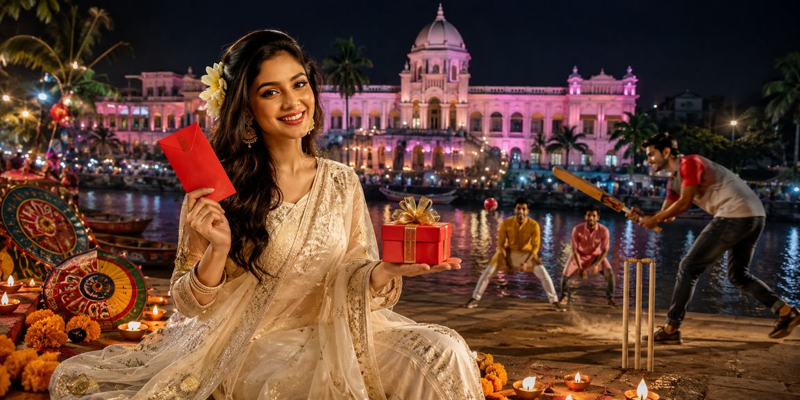 ঢাকায় ক্যাসিনো ও গেমিং উপভোগ করছেন একজন মহিলা